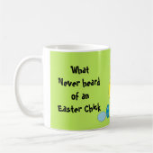 Mug Poussin de Pâques drôle (Gauche)