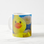 Mug Poussin de Pâques heureux + Lapin (Devant gauche)