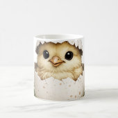 Mug Poussin de poulet dans la coquille d'œuf (Centre)
