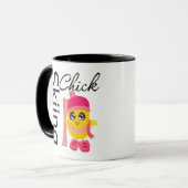 Mug Poussin de ski (Devant gauche)