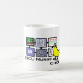 Mug poussin d'infirmière d'eICU (Centre)