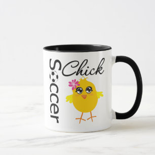 Mug Poussin du football