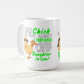 Mug Poussin fou sali avec le lymphome de la (Devant gauche)