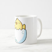 Mug Poussin Jaune Mignon Dans Un Œuf (Devant droit)