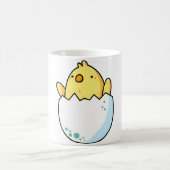 Mug Poussin Jaune Mignon Dans Un Œuf (Centre)