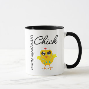 Mug Poussin orthopédique v1 d'infirmière