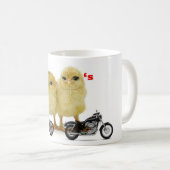 Mug poussins de cycliste (Devant droit)