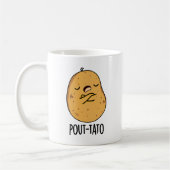 Mug Pout-tato Funny Potato Pun (Gauche)