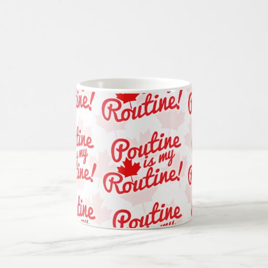 Mug Poutine est mon motif courant (Centre)