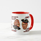 Mug Poutine le Mal Haman - Purim Satire Slava Ukraini  (Devant droit)