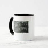 Mug Poutine n'est pas notre ami (Devant gauche)