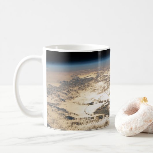 Mug Poutres De Soleil Au Large De L'Océan Atlantique (Avec donut)