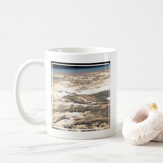 Mug Poutres De Soleil Au Large De L'Océan Atlantique (Avec donut)