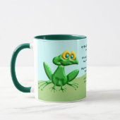 Mug Pouvez vous ne jamais trouver des grenouilles dans (Gauche)