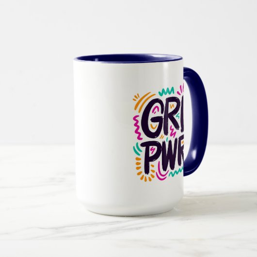 Mug Pouvoir des filles (Devant droit)