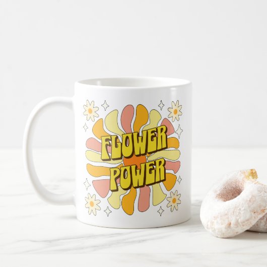 Mug Pouvoir des fleurs (Avec donut)