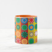 Mug Pouvoir des fleurs en rangées (Centre)