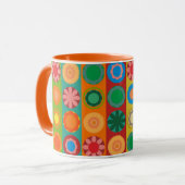 Mug Pouvoir des fleurs en rangées (Devant gauche)