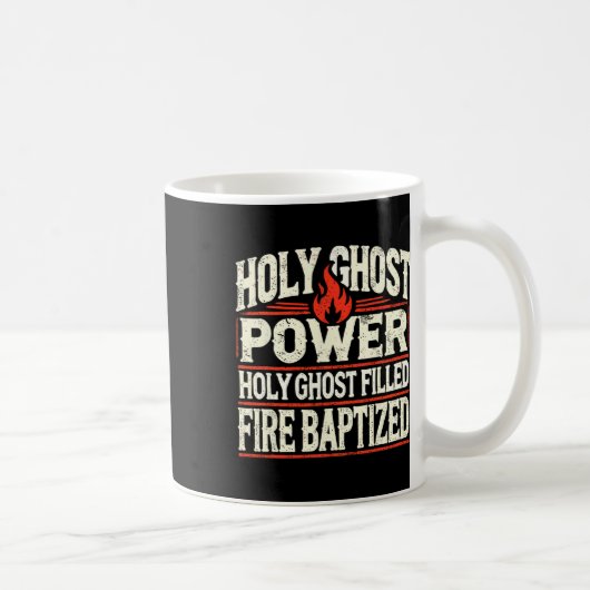 Mug Pouvoir du Saint-Esprit Foi chrétienne (Droite)