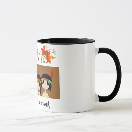 Mug Pouvons nous donner des mercis de notre générosité (Droite)