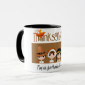 Mug Pouvons nous donner des mercis de notre générosité (Devant gauche)