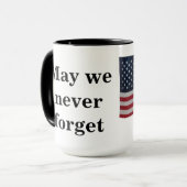 Mug Pouvons nous ne jamais oublier (Devant gauche)