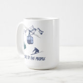 Mug Powder to the People Station de ski (Devant gauche)