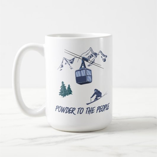 Mug Powder to the People Station de ski (Gauche)
