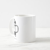 Mug Power Up Your Grey - French Press Sticker (Devant gauche)