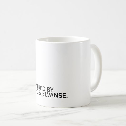 Mug Powered by ADHD & Elvanse (Devant droit)