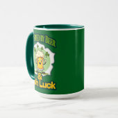 Mug Powered by Beer St Patrick’s Day Shirt – caneca (Devant gauche)