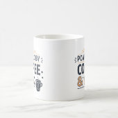 Mug Powered by Coffee & AI Retro Tech Vector (Centre)
