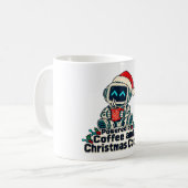 Mug Powered by Coffee and Christmas Code Robot (Devant gauche)