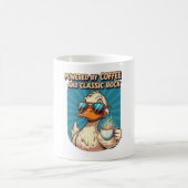 Mug Powered by Coffee and Classic Rock - Cool Duck (Centre)