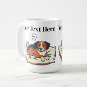 Mug Powered by Coffee & Dog Dreams (Devant gauche)