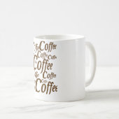 Mug Powered by Coffee – Morning Motivation (Devant droit)