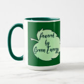 Mug Powered by Green Energy St Patrick’s Day caneca (Gauche)