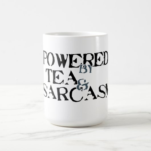 Mug Powered by Tea & Sarcasm (Centre)