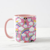 Mug Powerpuff Girls & Donny Rainbow Motif (Gauche)