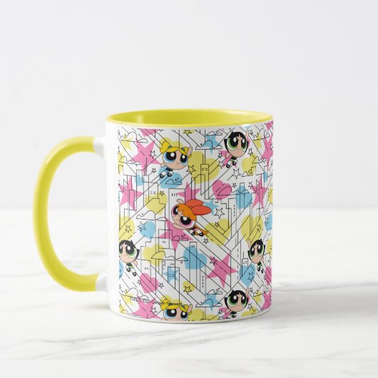 Mug Powerpuff Girls Townsville Pattern (Gauche)