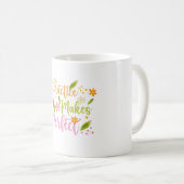 Mug Practice Makes Perfect Motivational Quote Design (Devant droit)