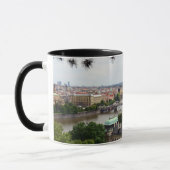 Mug Prague Bridges Panorama, Vltava river, Czechia (Gauche)