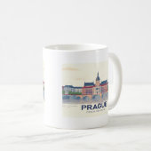 Mug Prague République tchèque Pastel Travel (Devant droit)