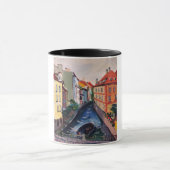 Mug Prague, rue, vue du Pont Charles (Centre)