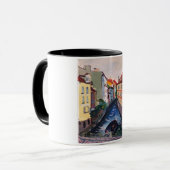 Mug Prague, rue, vue du Pont Charles (Devant gauche)