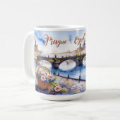 Mug Prague - Tchéquie Sketch | (Devant gauche)