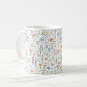 Mug Prairie de fleurs sauvages féministes coquettes