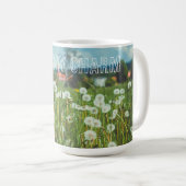 Mug prairie d'été avec pandelions (Devant droit)