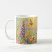 Mug Prairie iridescente de libellules avec papillon (Gauche)