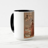 Mug Prang's Valentine Cards AD, Woman & Cherubs (Devant gauche)